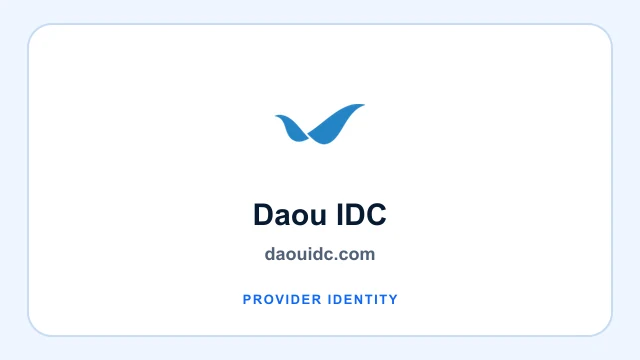 Daou IDC logo and provider identity