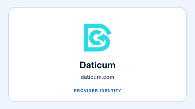 Daticum logo and provider identity
