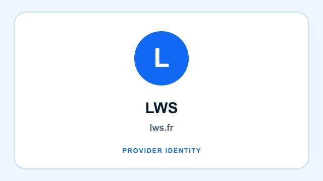 LWS logo and provider identity