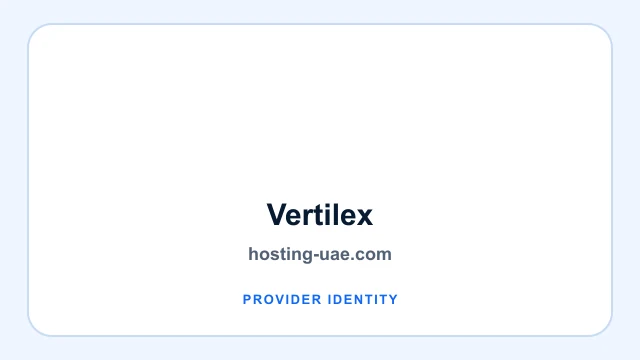 Vertilex logo and provider identity