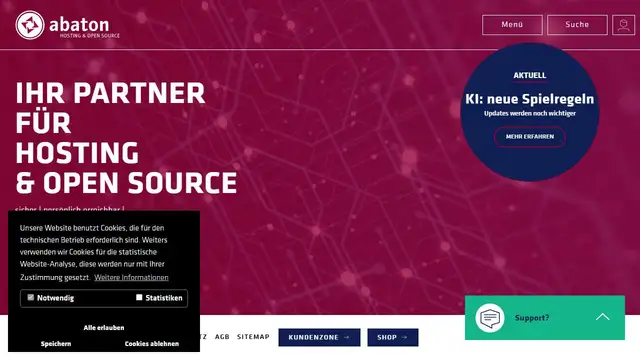 Website preview for Abaton.at