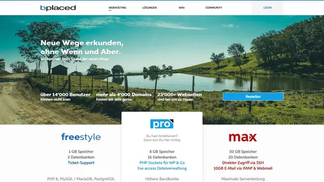 Website preview for Bplaced.net