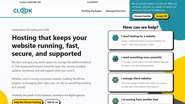 Website preview for Clook