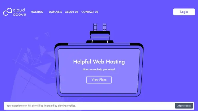 Website preview for cloudabove