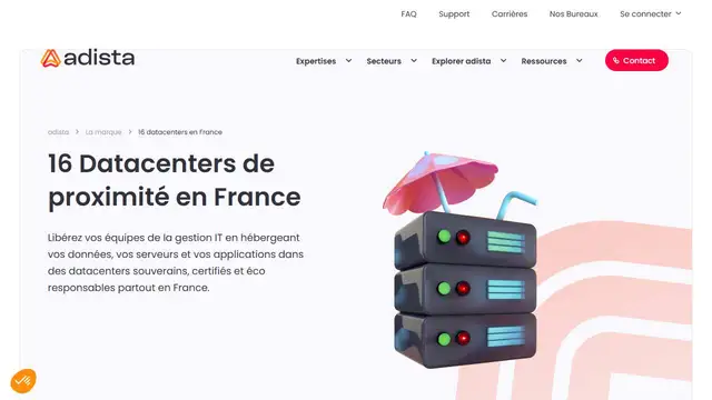 Website preview for Datacenter Cyres