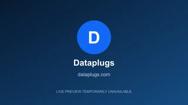 Website preview for Dataplugs