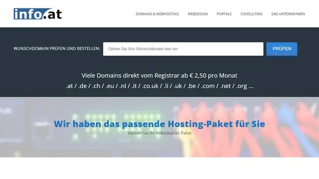 Website preview for info.at