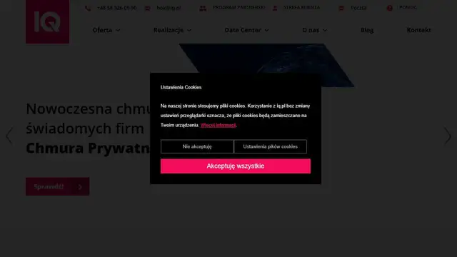 Website preview for iq.pl