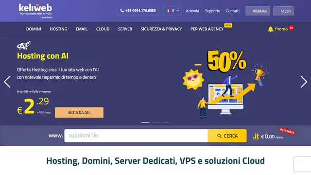 Website preview for Keliweb