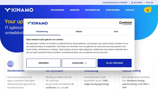 Website preview for Kinamo