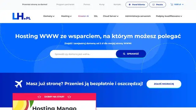 Website preview for lh.pl