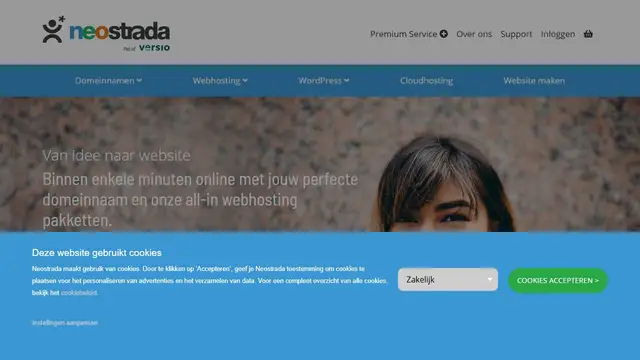 Website preview for Neo Strada