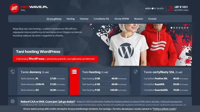 Website preview for netwave.pl