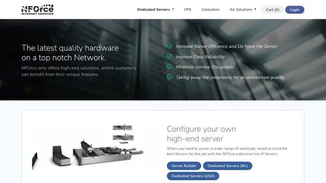 Website preview for NForce