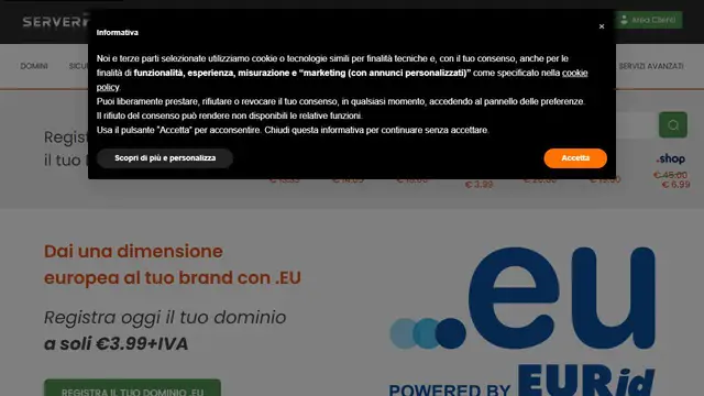 Website preview for Serverplan