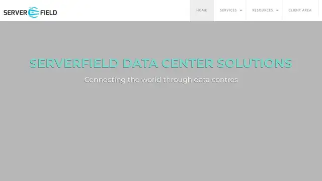 Website preview for Serverfield.com.tw