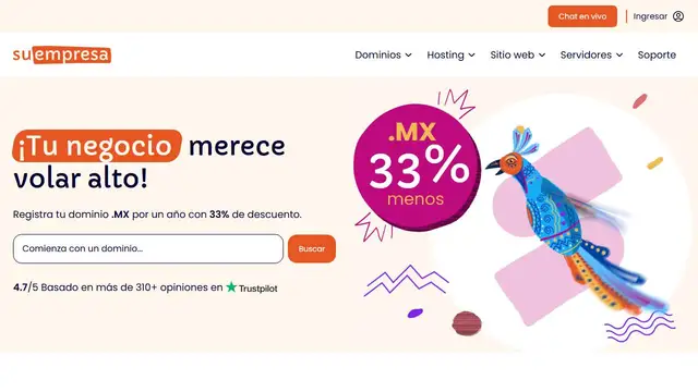 Website preview for SuEmpresa