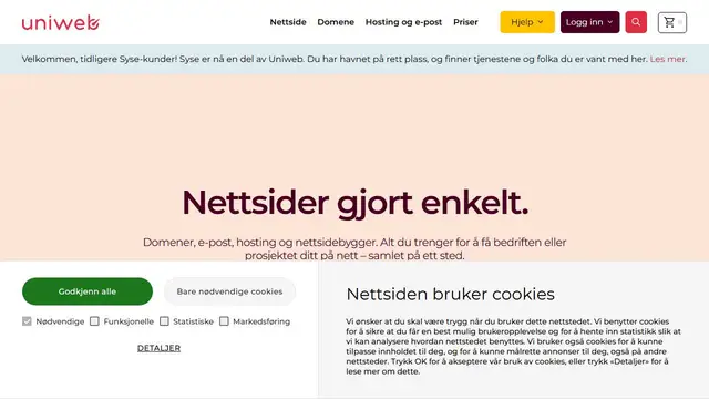 Website preview for SYSE