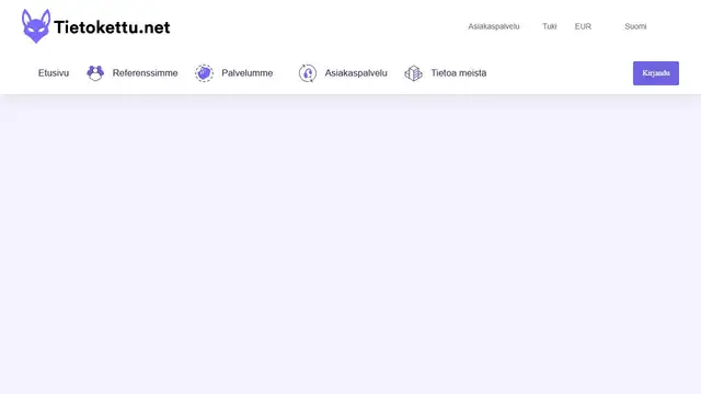 Website preview for Tietokettu