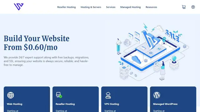 Website preview for Verpex