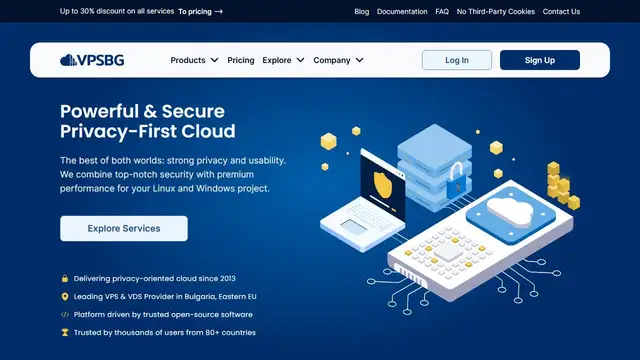 Website preview for VPS.BG