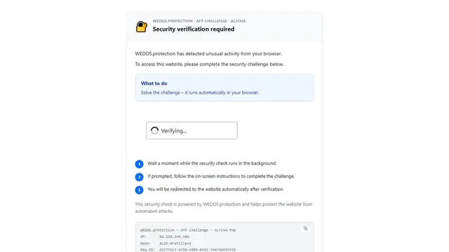 Website preview for VEDOS