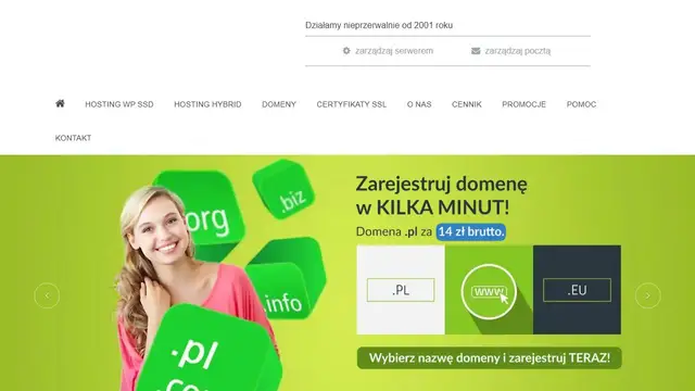 Screenshot of the wer.pl website