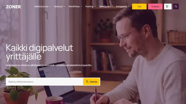 Website preview for Zoner